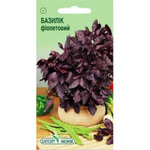 Базилик - фиолетовый базилик, 0,5 гр., ТМ Элитсортсемена фото, цена
